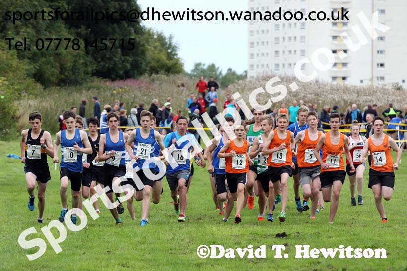 Under-17s Sunderland Harriers Open Cross Country. Photo: David T. Hewitson/Sports for All Pics